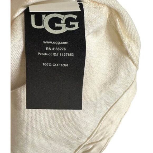 NWOT UGG Cream Button Down Shirt for Women - Picture 8 of 10